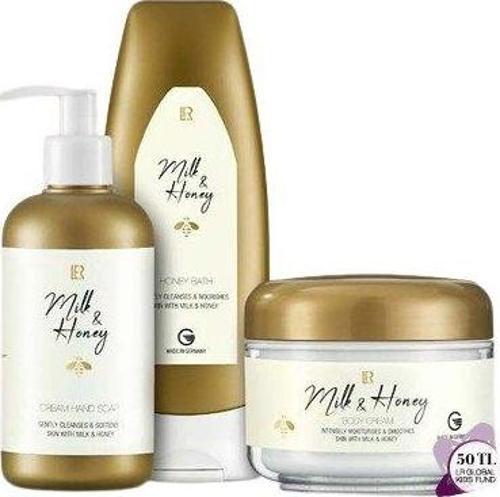 Süt & Bal Vücut Bakım Seti (Milk & Honey Body Lotion Set)