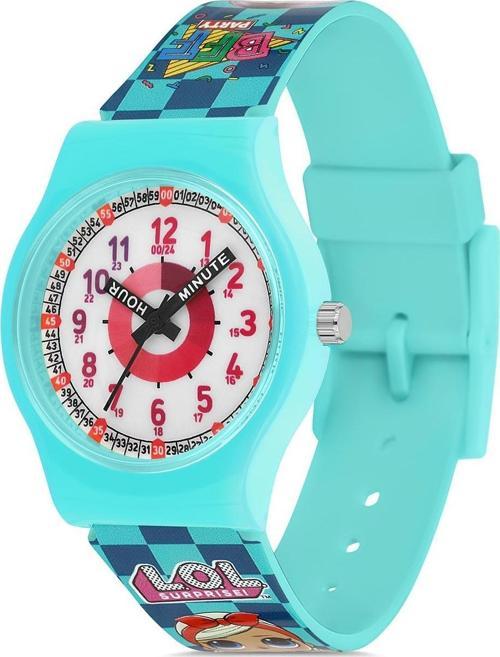 Miniflak Lol Surprise! Omg Lisanslı LOL7518 Turkuaz Öğretici Kız Çocuk Saati