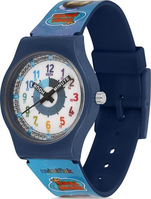 MiniFlak Kral Şakir Lisanslı KS7516 Mavi Öğretici Çocuk Saati