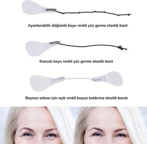 Yüz Kaş Ve Boyun Gerdirme Bant Seti (10 Adet)