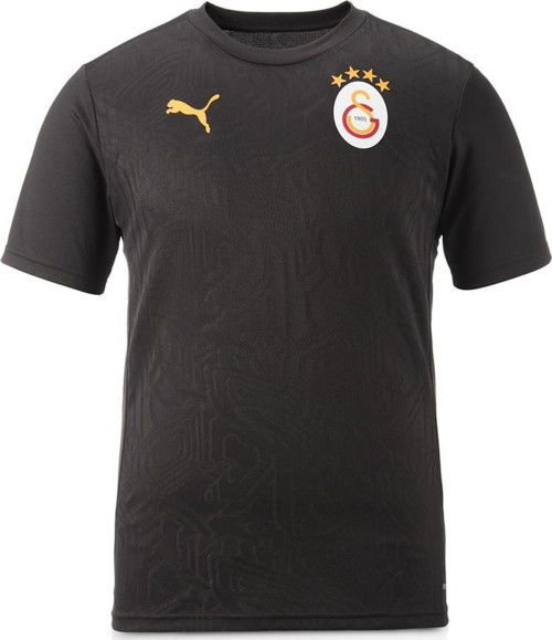Orijinal Lisanslı Sıfır Yaka Siyah A Takım Antrenman T-Shirt