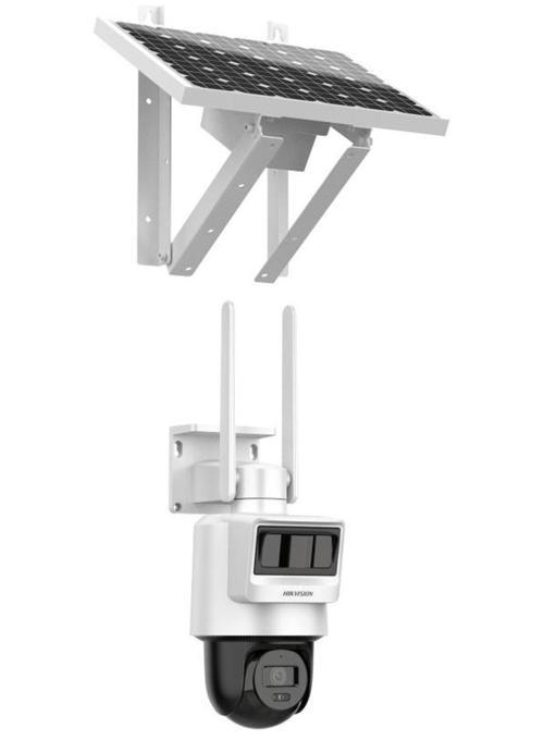 DS-2DE2C400IWG-K/4G/C05S10 4mp Dahili Mikrofon Ve hoparlörlü Pro 4G Solar PT Kamera Sistemi