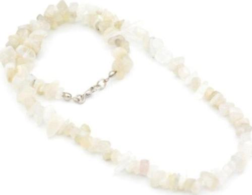 Doğal Kırık Taş Ay Taşı Kolye 1.kalite Doğal Taş