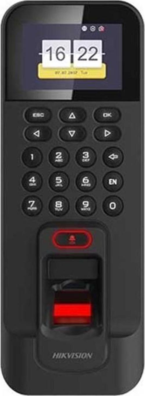 DS-K1T804AMF Parmak İzi ve Mifare Kart Okuyuculu Bağımsız Terminal Personel Takip Cihazı