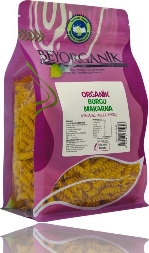 Organik Burgu Makarna 500gr (AFLATOKSİN ve PESTİSİT ANALİZLİ)