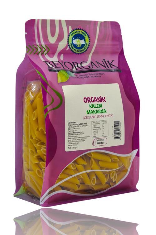 Organik Kalem Makarna  500gr  (AFLATOKSİN ve PESTİSİT ANALİZLİ)