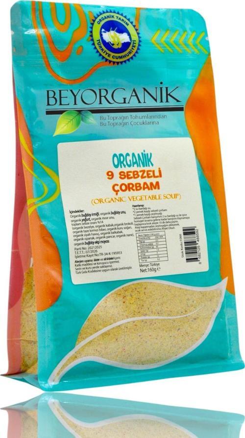 Organik Bol Sebzeli Çorbam 160gr (9 SEBZELİ) (PESTİSİT VE AFLATOKSİN ANALİZLİ)