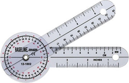 360° -15 Cm (6 Inç)- Plastik Gonyometre