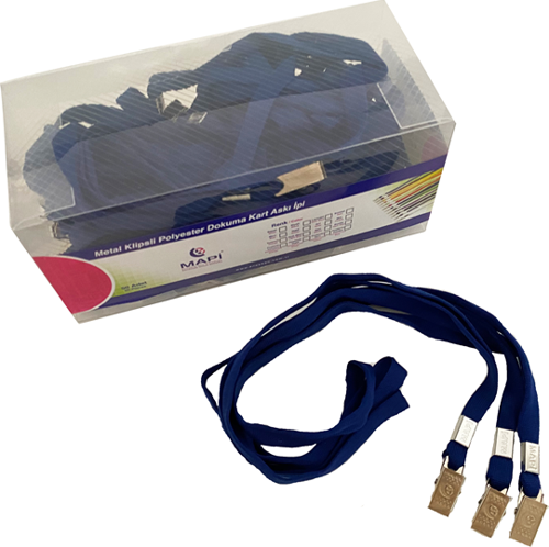 KLİPSLİ-POLYESTER DOKUNMA K. ASKI İPİ LACİVE.50'Lİ PAKET