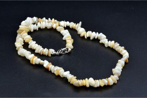 Doğal Kırık Taş Sedef Kolye 1.kalite