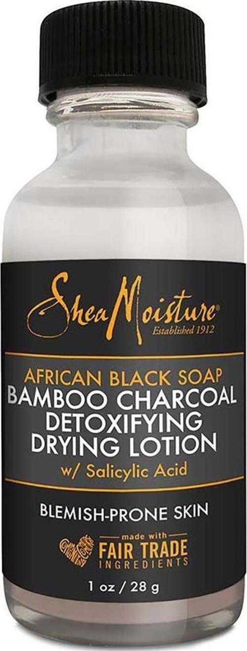 Afrika Siyah Sabunu ve Bambu Kömürü Detoks Akne Kurutucu Losyon 28GR