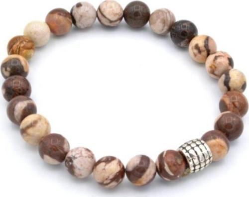 Doğal Leopar Jasper Taşı Bileklik