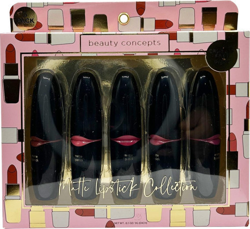 Matte Lipstick Mat Ruj Çeşit Paketi 5 Adet
