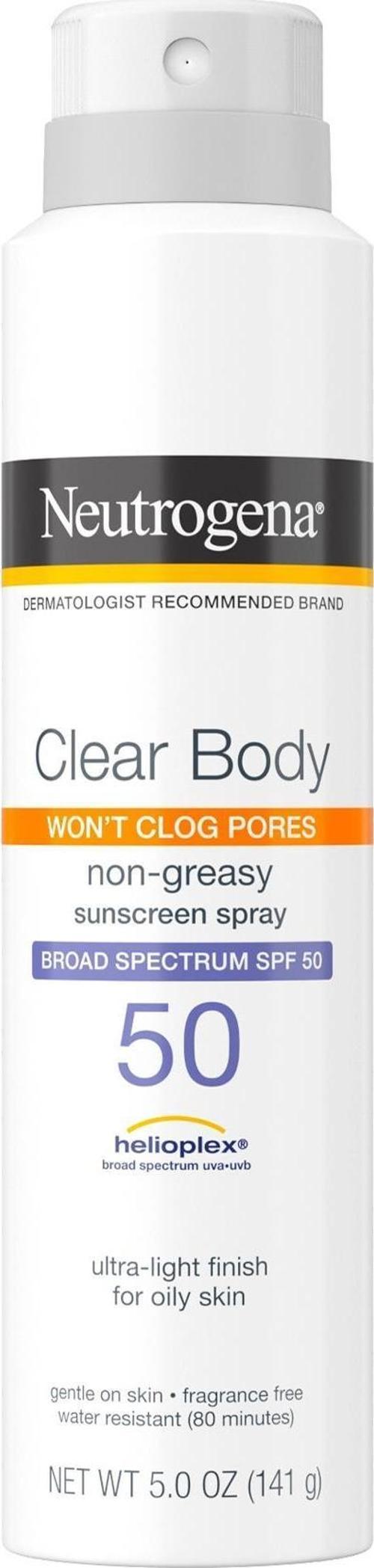 Clear Body SPF50 Güneş Spreyi 141GR