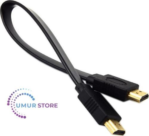 Yassı Flat Slim HDMI Kablo Uyumlu 4K Full Hd 4K 60hz 2.0 Uyumlu Kablo