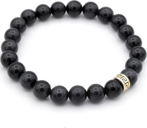 Doğal Obsidyen Taşı Bileklik 1.kalite 002