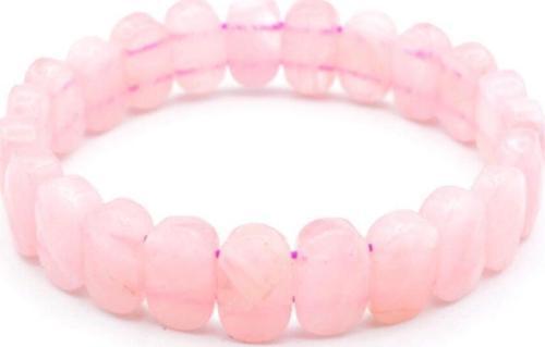 Doğal Pembe Kuvars Bileklik 1.kalite 008