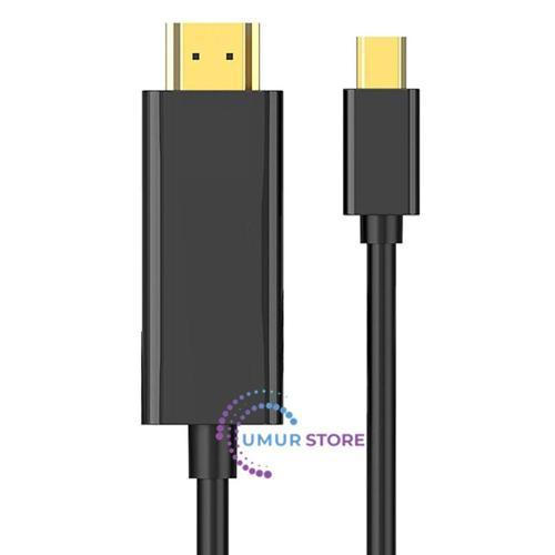 4K 30Hz Mini Displayport To HDMI Görüntü Aktarma Kablosu 1.8 Metre