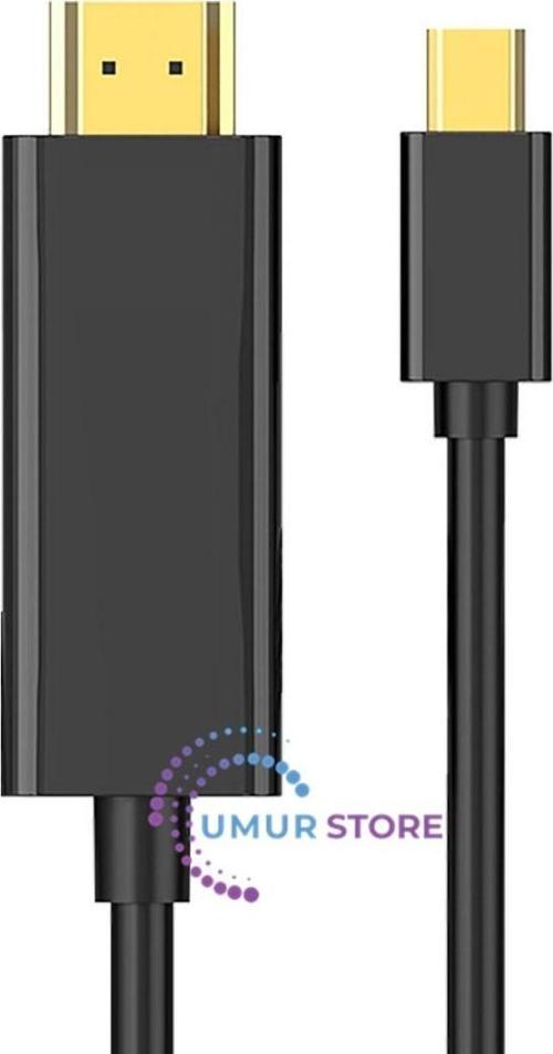 4K 30Hz Mini Displayport To HDMI Görüntü Aktarma Kablosu 1.8 Metre