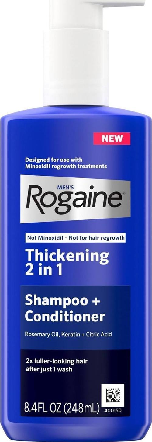 Men 2'si 1 Arada Saç Kalınlaştırıcı Şampuan ve Saç Kremi 248ML