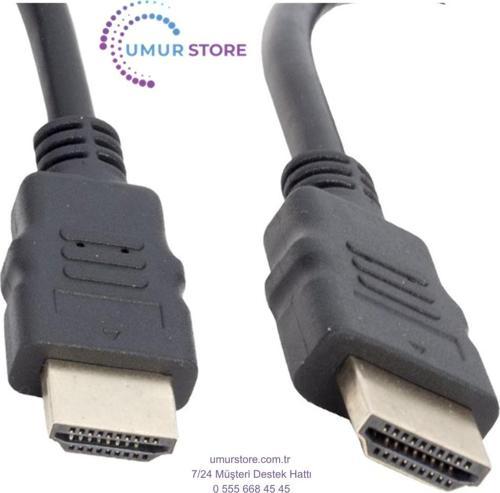 Hdmi Kablo Düz Siyah Plastik 30 cm