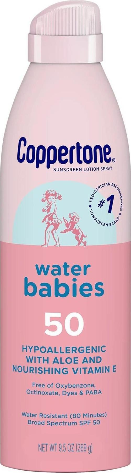 Water Babies SPF50 Bebekler İçin Güneş Spreyi 269GR