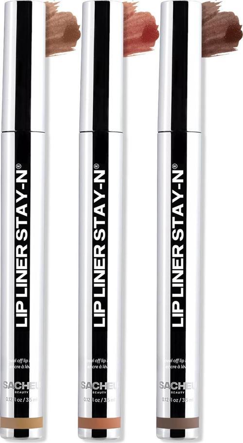 Lip Liner Stay-n Soyulabilir Uzun Süre Kalıcı Dudak Çizgisi Belirginleştirici 3'lü Set