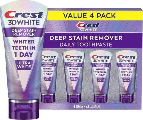 3DWhite Brilliance Deep Stain Remover Ultra White Diş Macunu 4x59GR