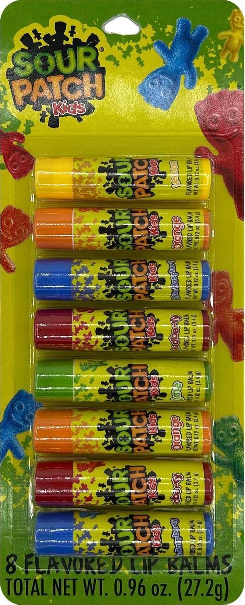 Sour Patch Kids Lip Balm Dudak Balsamı Çeşit Paketi 8 Adet