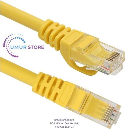NP611B-Y-5.0 Cat6 5.0mt Sarı Utp Patch Kablo