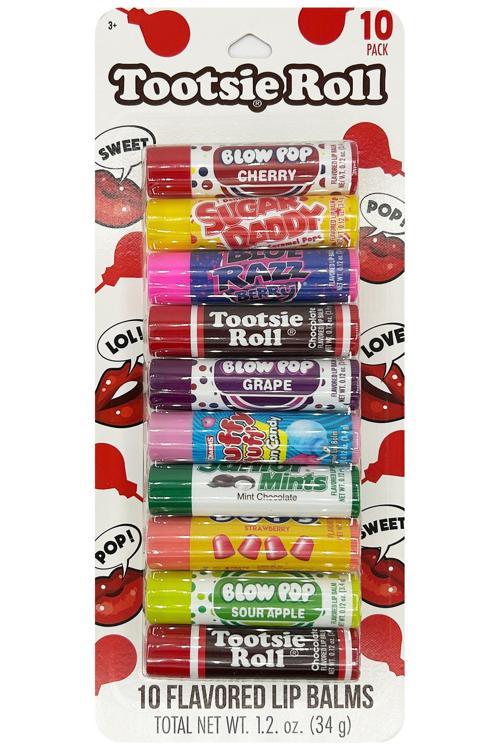 Tootsie Roll Lip Balm Dudak Balsamı Çeşit Paketi 10 Adet