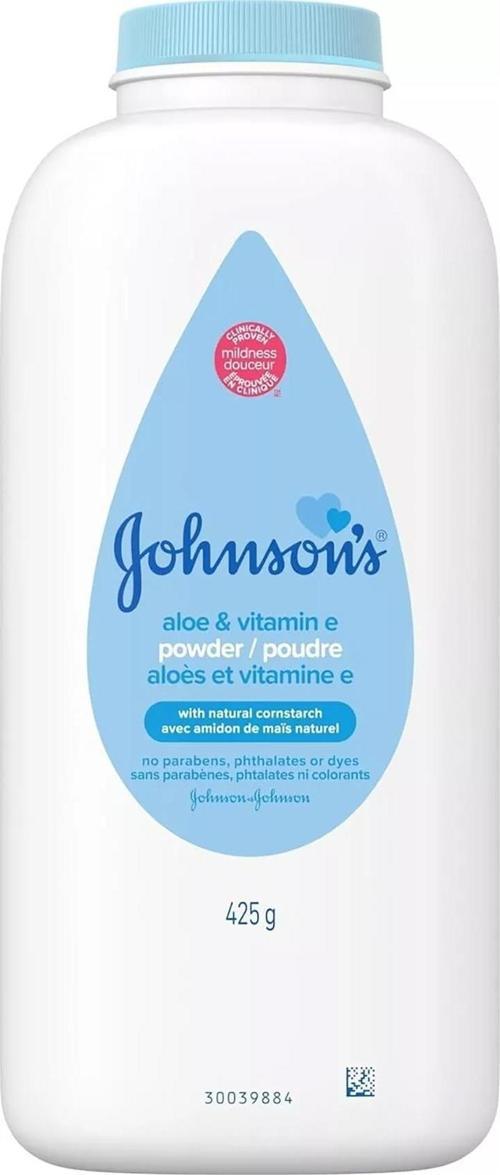 Johnson's Aloe ve E Vitamini İçeren Bebek Pudrası 425GR