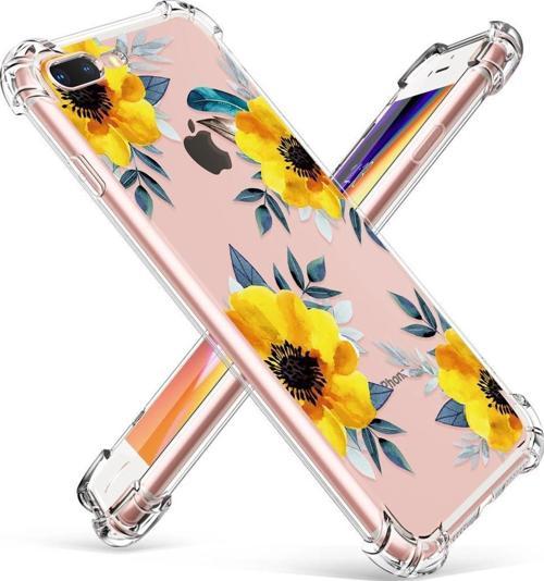 iPhone 7 Plus/8 Plus Telefon Kılıfı Sunflowers/Yellow