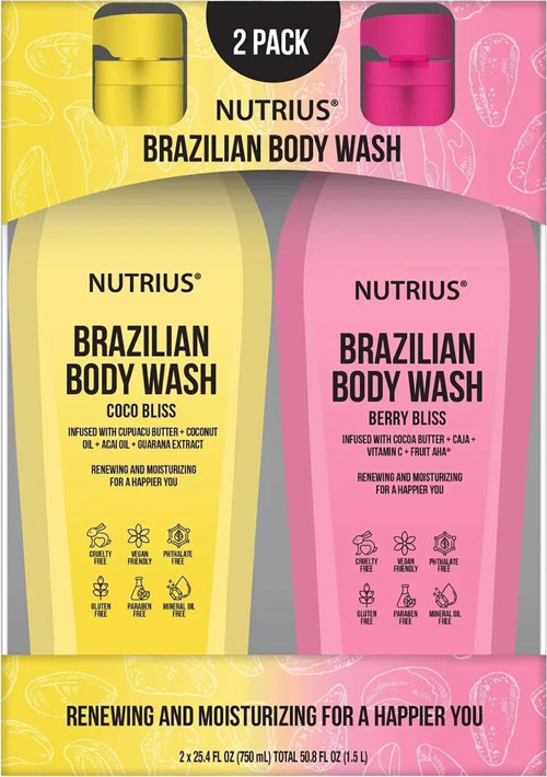 Brazilian Duş Jeli İkili Set 2x750ML