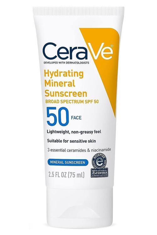 Nemlendirici Mineral SPF50 Yüz Güneş Koruyucu Losyon 75ML