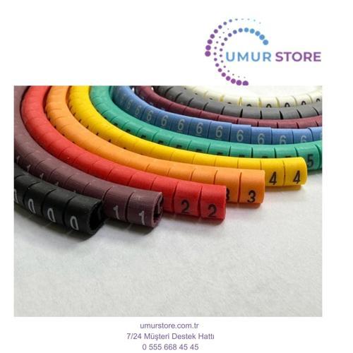 Cat6 Kablo Işaretleyici Cat6 Kablo Etiketi Cat6 Kablo Numaratör 4.5 mm