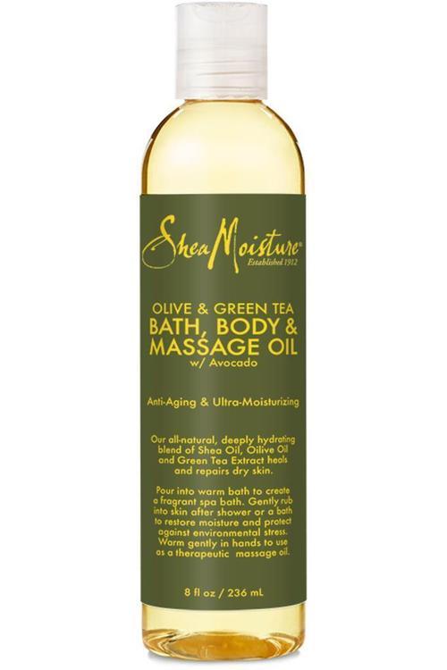 Zeytin ve Yeşil Çaylı Banyo, Vücut ve Masaj Yağı 236ML