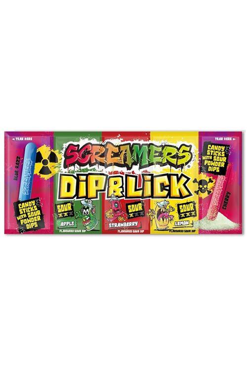 Screamers Dip&Lick Ekşi Toz Şekerleme 40GR