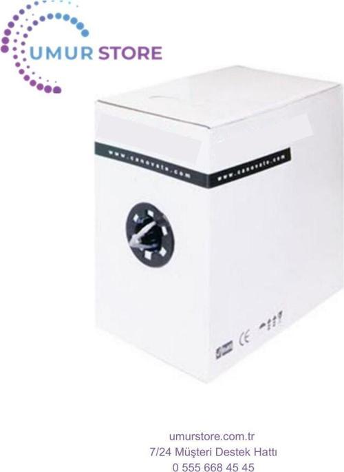 CAT5E F/utp Bakır Lan Veri Kablosu 305MT 23 Awg Gri Pvc