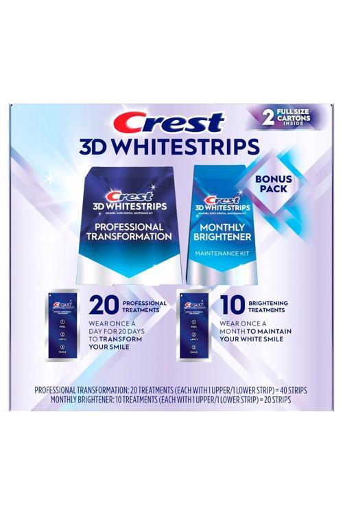 3D Whitestrips Professional + Brightening Set