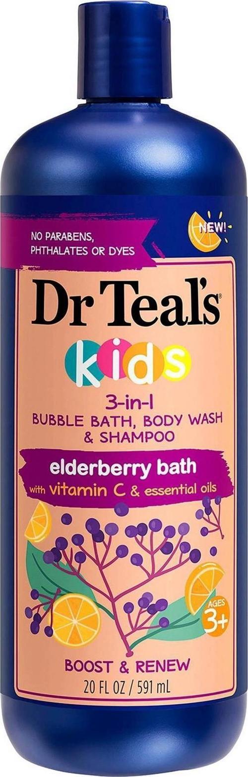 Kids Elderberry 3in1 Banyo Köpüğü + Vücut Şampuanı + Şampuan 591ML