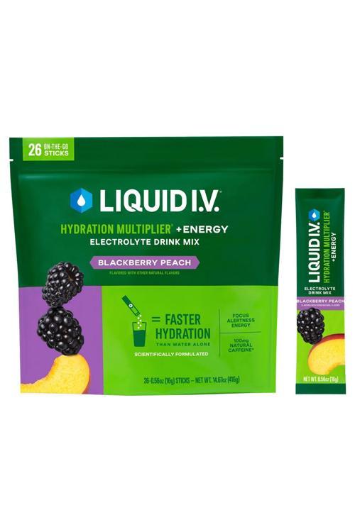 Blackberry Peach Hydration Multiplier + Energy Drink Mix 26 Sticks