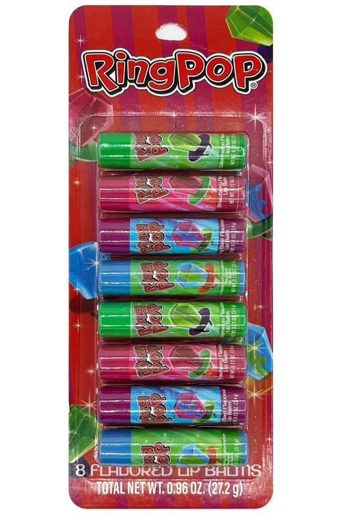 Ring Pop Lip Balm Dudak Balsamı Çeşit Paketi 8 Adet
