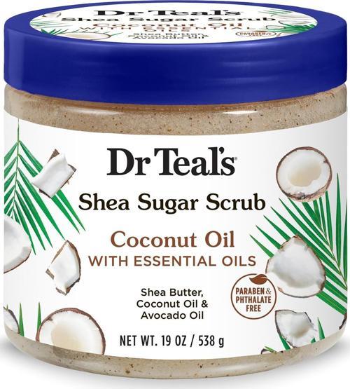 Dr.Teal's Shea Sugar Scrub Coconut Oil Vücut Şeker Peeling 538GR
