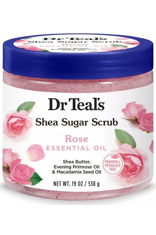 Dr.Teal's Shea Sugar Scrub Rose Vücut Şeker Peeling 538GR