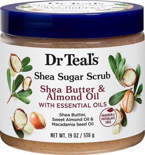 Dr.Teal's Shea Sugar Scrub Shea Butter & Almond Oil Vücut Şeker Peeling 538GR