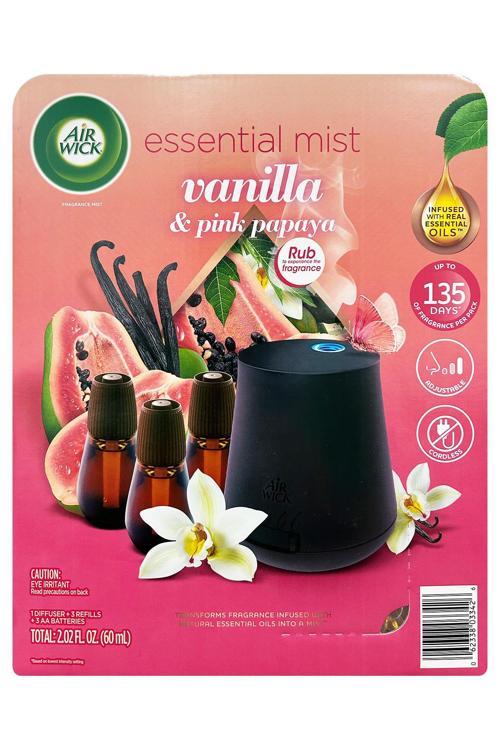 Essential Mist Otomatik Hava Tazeleyici Kit Vanilya ve Pembe Papaya