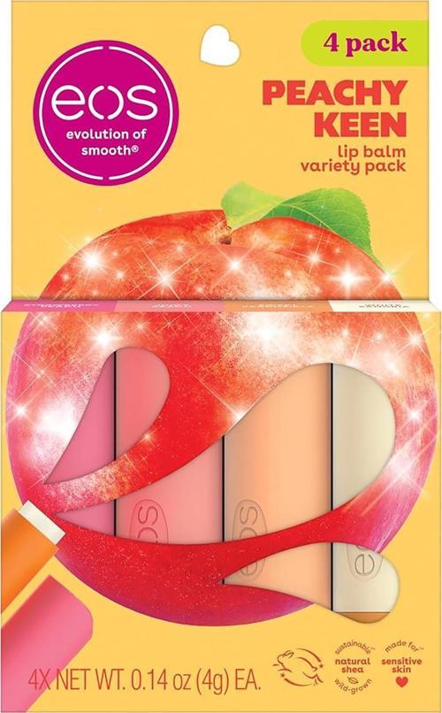 Lip Balm Peachy Keen Dudak Balsamı Çeşit Paketi 4 Adet