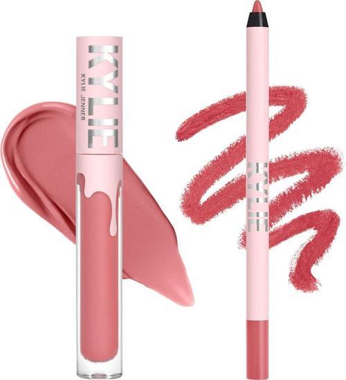 Kylie Dudak Kalemi ve Mat Likit Ruj Set 302 Snow Way Bae
