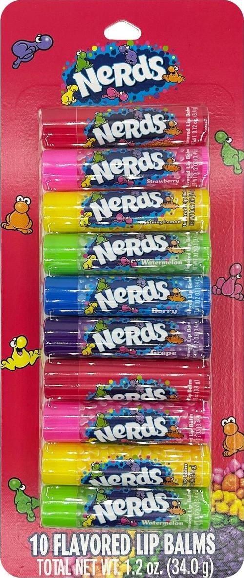 Nerds Lip Balm Dudak Balsamı Çeşit Paketi 10 Adet